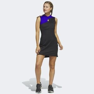 NWT Adidas Women’s Golf Tour  Sleeveless Dress Sz L Black & Purple